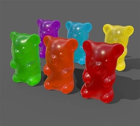 3D model Gummy Bear Pbr VR / AR / low-poly | CGTrader