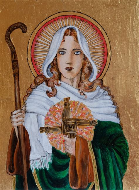 St Brigid of Ireland – artbyeileen