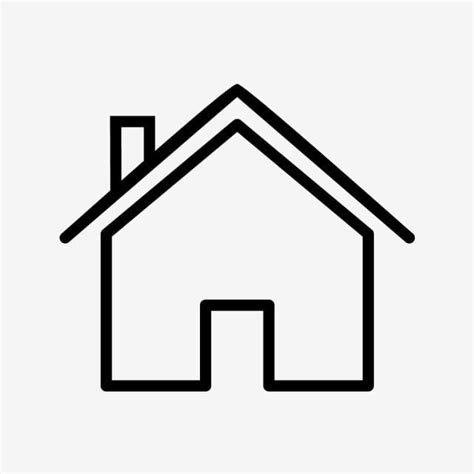 Vector House Icon for Web and App Design