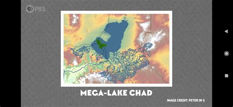 Many thousands years ago one Mega - lake Chad keept Sahara green and ...