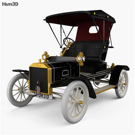 Ford Model N Runabout 1906 3D model - Hum3D