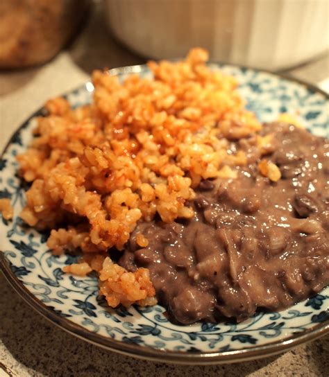 Renae's Adventures: Refried Black Beans and Spanish Rice