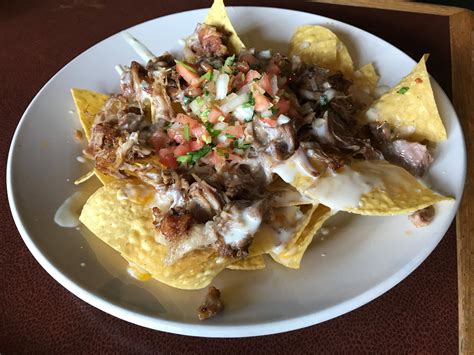 Carnitas Nachos - Blue Agave Mexican Bar & Grill - Authentic Mexican Restaurant