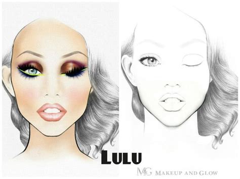Image result for kat von d face chart Mac Makeup Looks, Blue Makeup, Paper Makeup, Mac Face ...