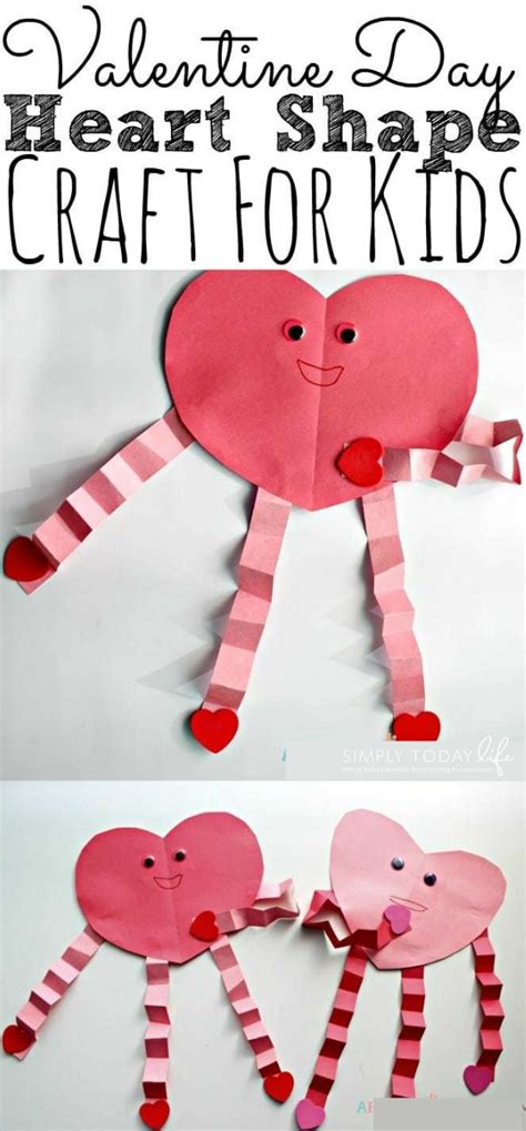 Easy and Cute Valentine's Day Heart Craft For Kids