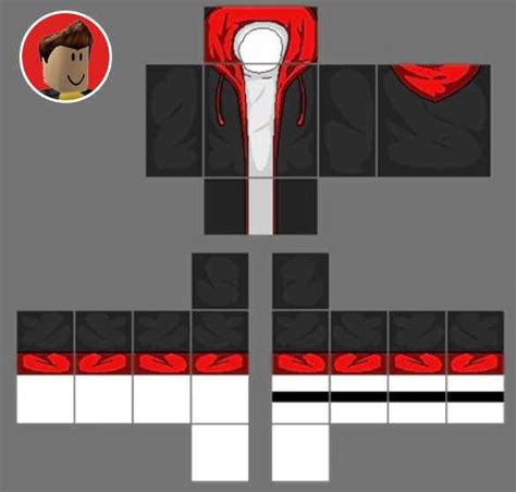 Roblox Black Hoodie Template