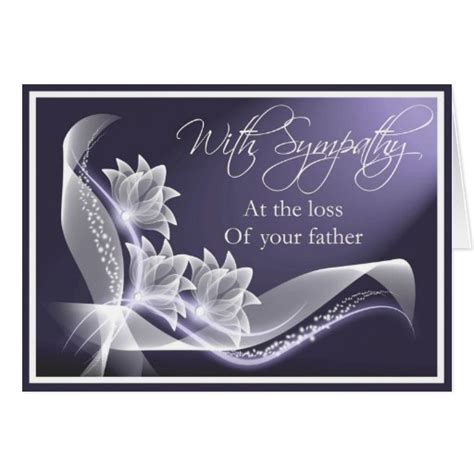 Sympathy - Loss of Father Greeting Card | Zazzle