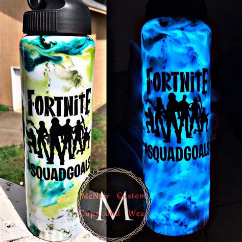 Glow in the dark fortnite cup order one at Mcnair custom cups and wear ...