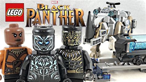 LEGO Black Panther Rhino Face-Off by the Mine review! 2018 set 76099! - YouTube