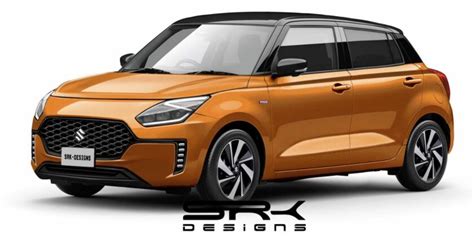 New-Gen 2023 Maruti Suzuki Swift Rendered Based On Spy Shots