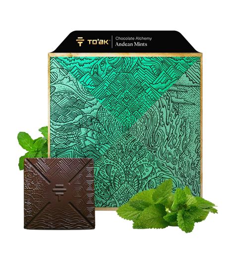 To'ak Alchemy Andean Mint Dark Chocolate Bars (56g) | Harrods IN