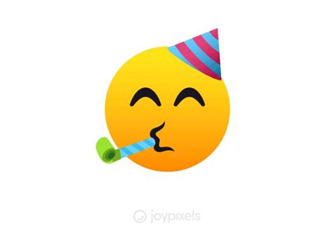 The JoyPixels Party Face Emoji Animation - Version 3.0 by JoyPixels | Animated emojis, Animated ...