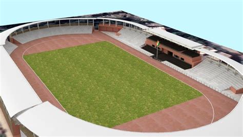 Chhatrasal Stadium Delhi model - TurboSquid 1726923