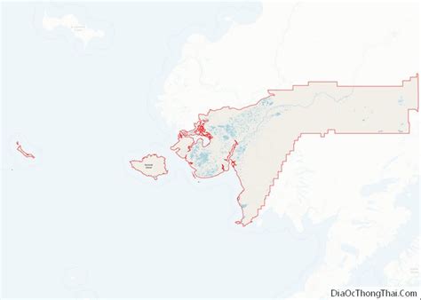 Map of Bethel Census Area, Alaska - Thong Thai Real