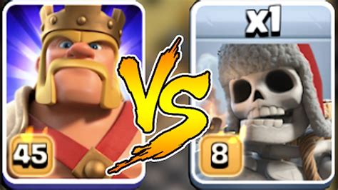 KING vs. GIANT SKELETON | Clash of clans | WHO WILL WIN!?! - YouTube