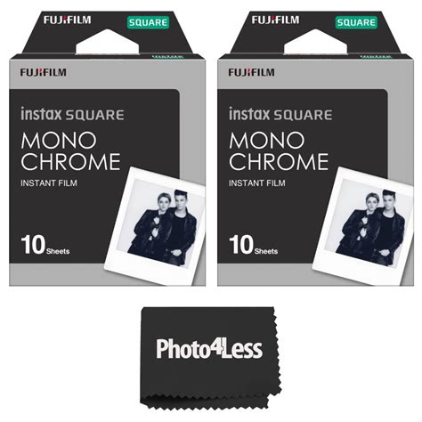 Fujifilm Instax Square Monochrome Film, 2 Pack - Walmart.com