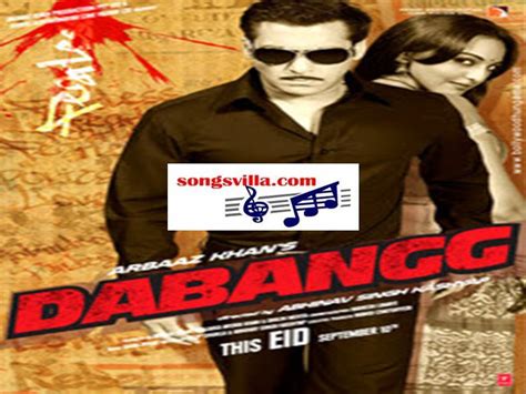 SongsVilla: Dabangg Hindi Movie Audio Songs Download