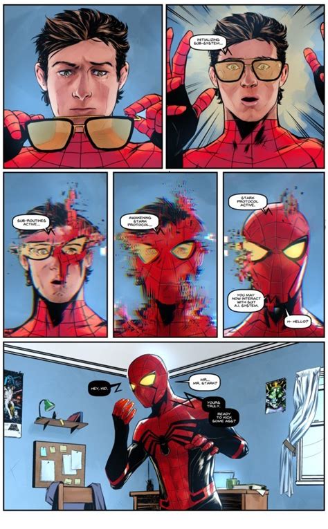 Fan-Made Comic Strip Features Spider-Man Getting One Final Gift From Tony Stark — GeekTyrant ...