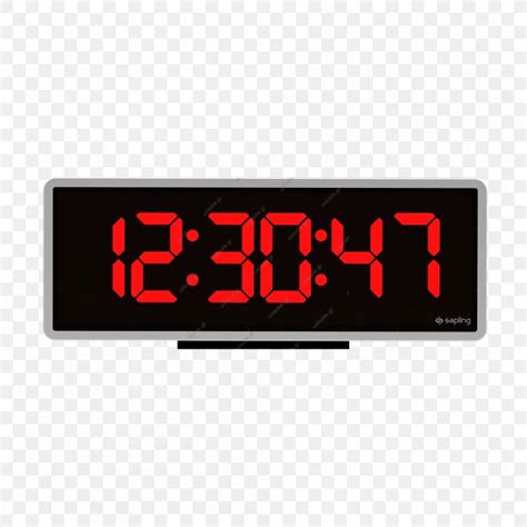 T. UNISALE I.K.E. Digital Clock Display Device Alarm Clocks, PNG ...