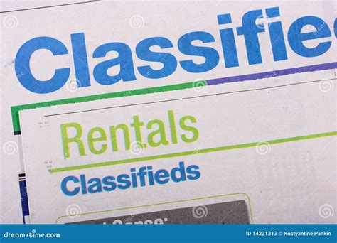 Classifieds newspaper stock image. Image of word, article - 14221313