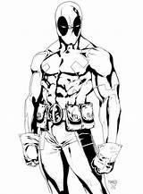 Free Printable Deadpool Coloring Pages For Kids sketch template
