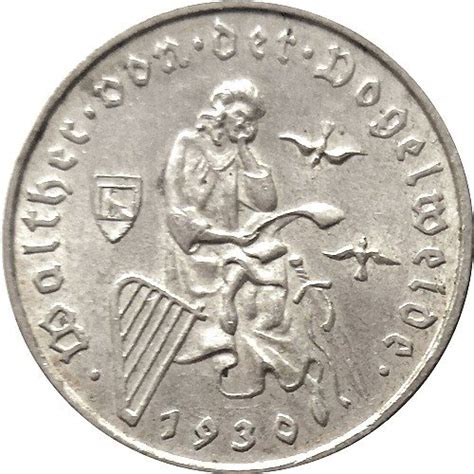 Germany, Weimar Republic. 3 Mark 1930-D. Vogelweide. - Catawiki