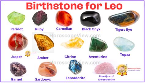 Birthstone for Leo: Everything You Need to Know