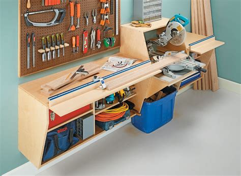 Wall-Mounted Miter Station | Woodworking Project | Woodsmith Plans