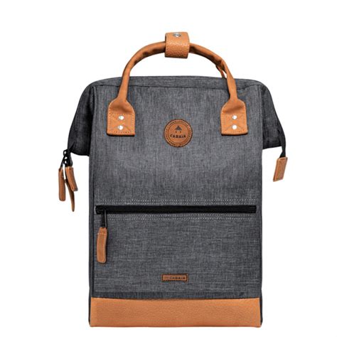 Cabaïa Medium London Backpack 13" Grey Chiné