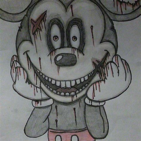 Mickey Mouse Creepypasta Art : r/CreepyPastas