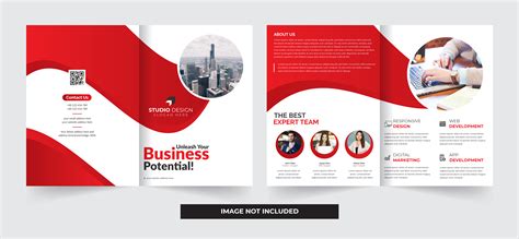 Bi Fold Brochure Illustrator Template