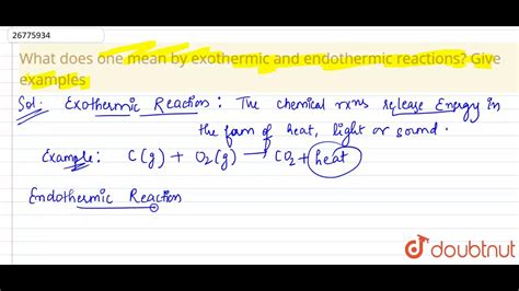 Stunning Example Of Exothermic Reaction Class 10 Ib Math Hl Formula Sheet