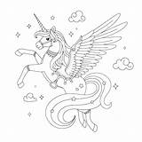 Coloring Pages Of Unicorn With A Tiger Printable sketch template