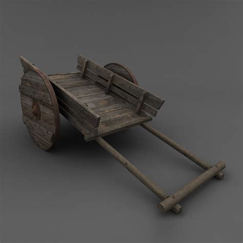 3d max medieval cart