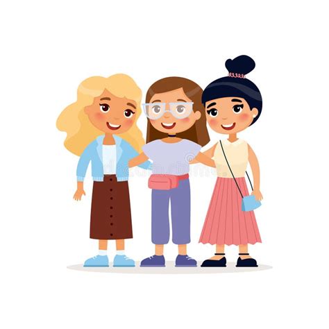 3 Girl Best Friends Clipart Friendship