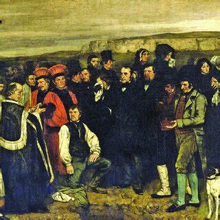 Gustave Courbet, A Burial at Ornans, c. 1849-50. Oil on canvas, 315 x ...