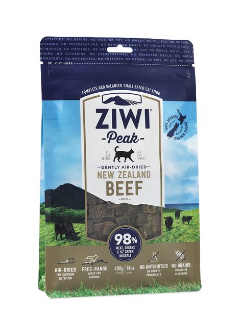 Ziwi Peak Air Dried Beef Cat Food - 400g