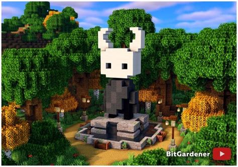 I made a Minecraft tribute to Hollow Knight!: HollowKnight | Minecraft statues, Minecraft ...