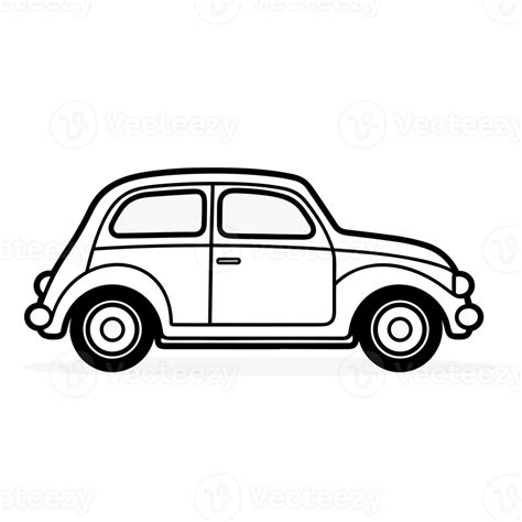 Toy Car Silhouette - Generative Ai 26912842 PNG