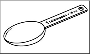 Tablespoon Clipart | Free download on ClipArtMag