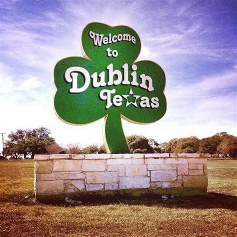 Dublin TX | Texas trivia, Only in texas, Dublin city