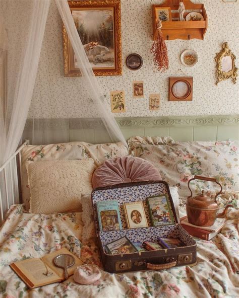 Cottagecore Room Ideas, Room Ideas Bedroom, Bedroom Decor, Inspiration Room, Cottagecore Home ...