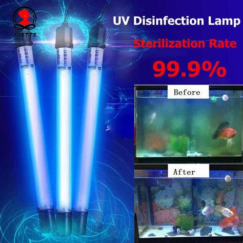 YVETTE Light Waterproof Pond Fish Tank Aquarium Submersible UV Light | Shopee Singapore