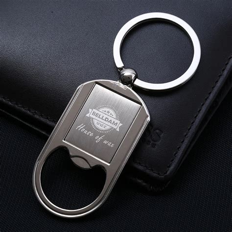 Personalized Key Rings Custom Logo Engraved Promotional Key Chain ...