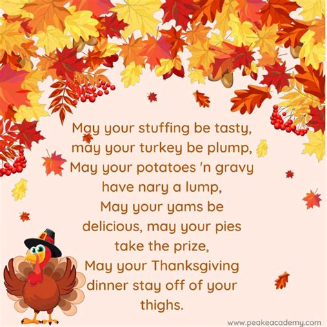 🧡 A Thanksgiving Poem | Thanksgiving poems, Funny thanksgiving poems, Poems about food