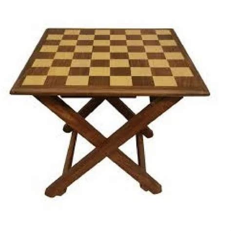 Wooden Chess Board Table at best price in Surat by Om Enterprise | ID ...