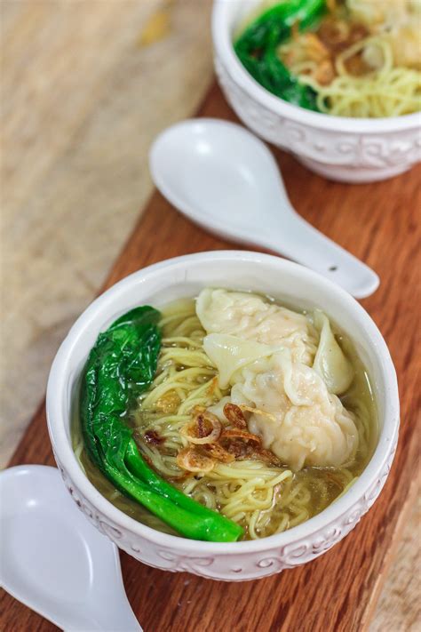 Wonton Noodle Soup - Maya Kitchenette