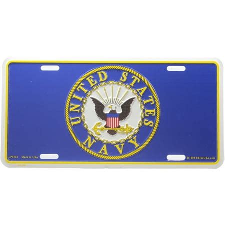 US Navy Logo License Plate - Walmart.com