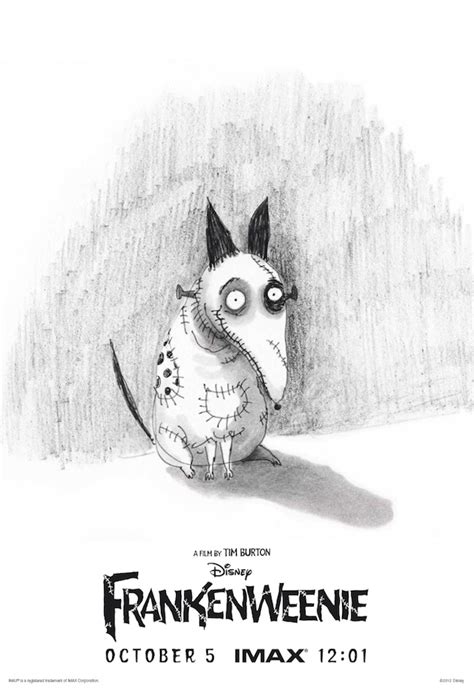 Tim Burton Collective News: Want a "Frankenweenie" Drawing by Tim Burton?