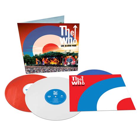 The Who · Live in Hyde Park (Red, Blue, White Vinyl) (LP) [Limited edition] (2020)